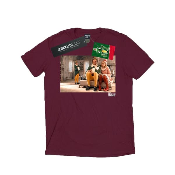 Elf Dam/kvinnor Family Shot Boyfriend T-shirt i bomull