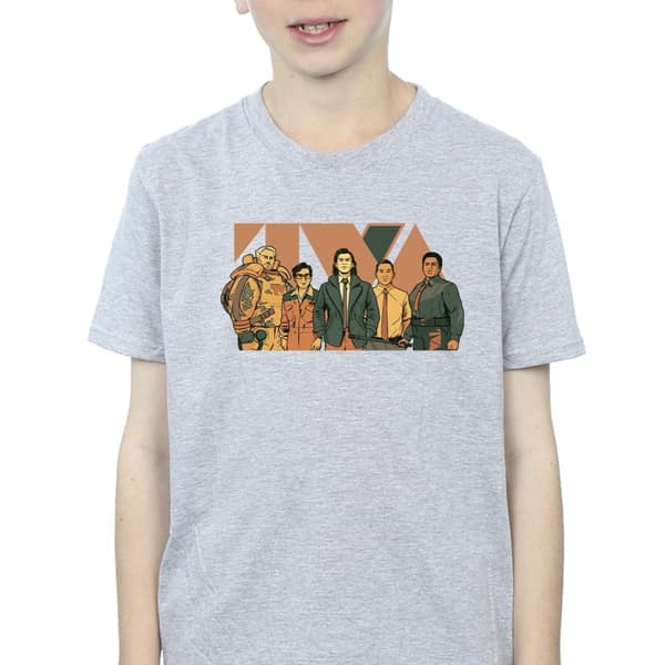 Marvel Boys Loki TVA Group T-Shirt