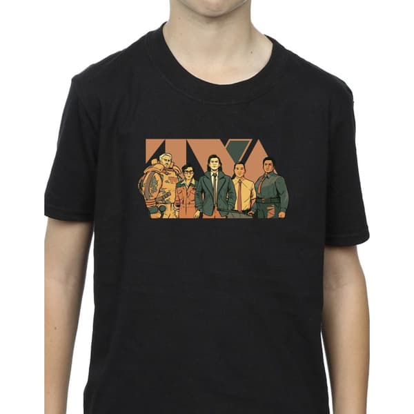 Marvel Boys Loki TVA Group T-Shirt