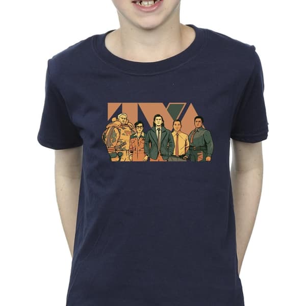 Marvel Boys Loki TVA Group T-Shirt