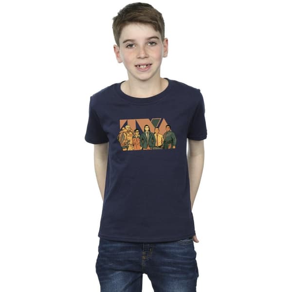 Marvel Boys Loki TVA Group T-Shirt