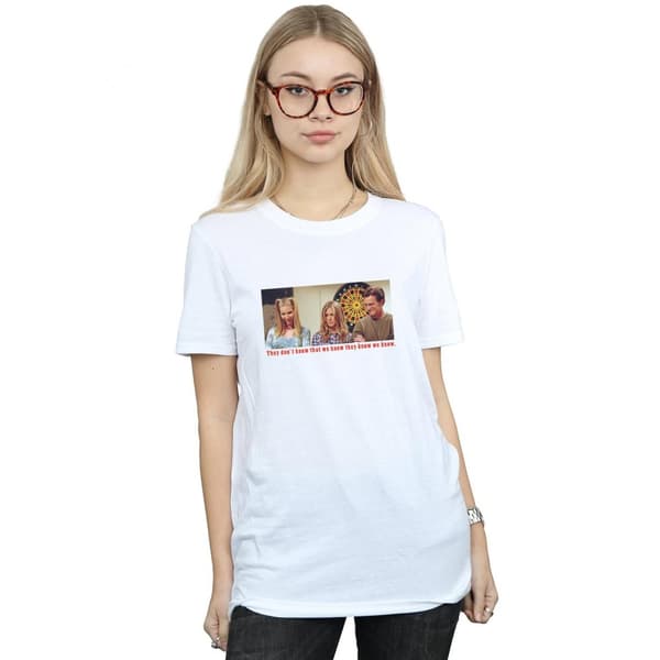 Friends Womens/Ladies They Don´t Know That We Know Cotton Boyfriend T-Shirt