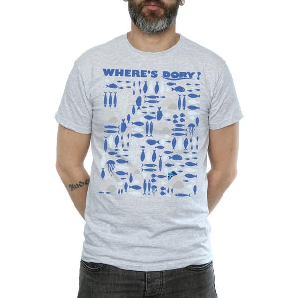 Disney Mens Finding Dory Var är Dory? T-shirt