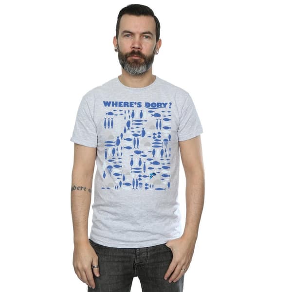 Disney Mens Finding Dory Var är Dory? T-shirt