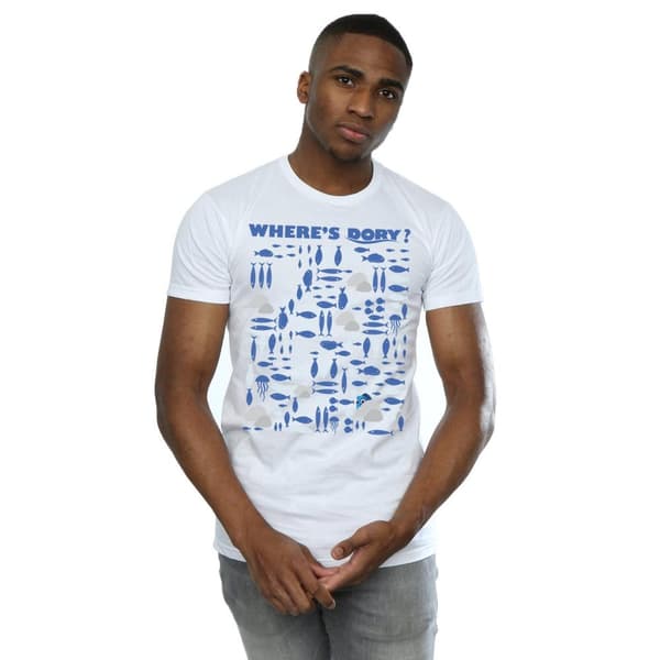 Disney Mens Finding Dory Var är Dory? T-shirt
