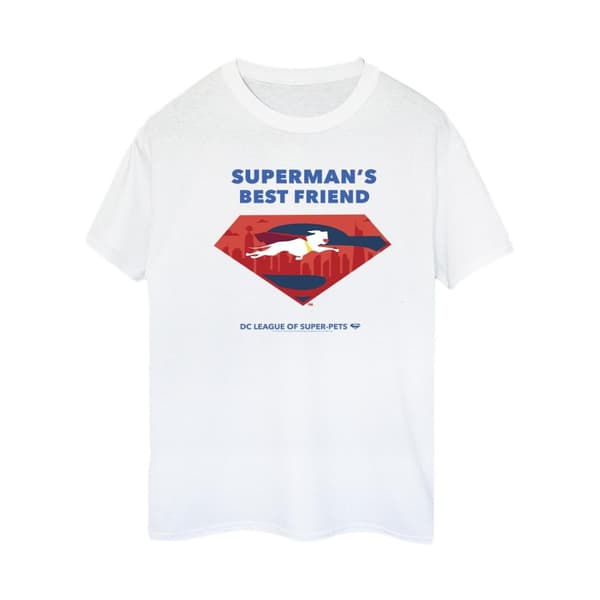 DC Comics Dam/Tjej DC Comics DC League Of Super-Pets Stålmannens bästa vän - pojkvänströja i bomull