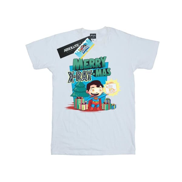 DC Comics Mens Super Friends Merry X-RayMas T-Shirt
