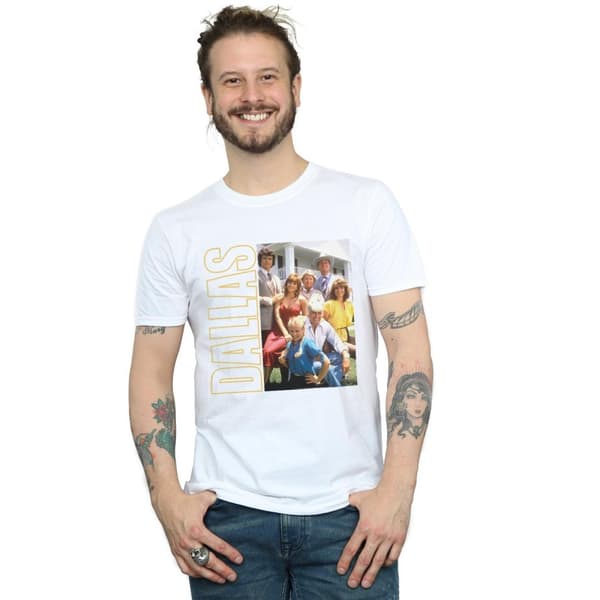 Dallas Mens Ewing Family Photo T-Shirt