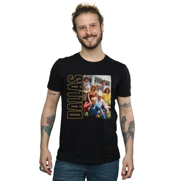 Dallas Mens Ewing Family Photo T-Shirt