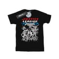 Miniatyrbilde 1 av 3: DC Comics Mens Justice League Mono Action Pose T-Shirt