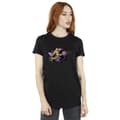 Miniatyrbild 2 av 3: Marvel Dam/Tjej Guardians Of The Galaxy Abstrakt Drax Bomull Boyfriend T-shirt