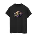 Miniatyrbild 1 av 3: Marvel Dam/Tjej Guardians Of The Galaxy Abstrakt Drax Bomull Boyfriend T-shirt