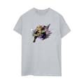 Miniatyrbild 1 av 3: Marvel Dam/Tjej Guardians Of The Galaxy Abstrakt Drax Bomull Boyfriend T-shirt