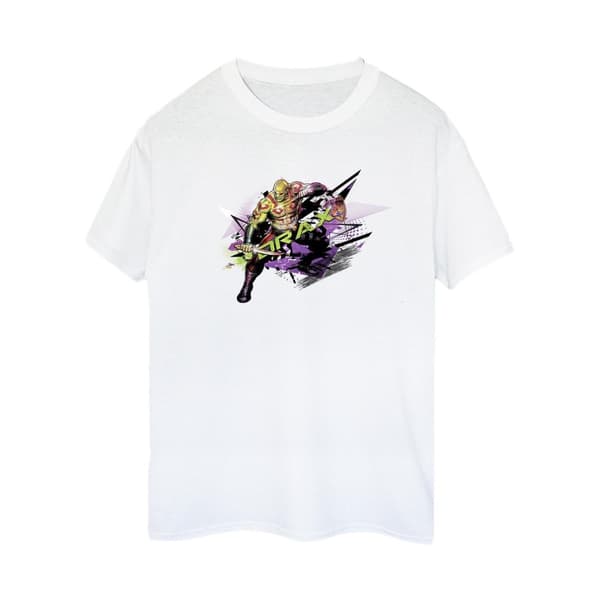 Marvel Womens/Ladies Guardians Of The Galaxy Abstract Drax Cotton Boyfriend T-Shirt
