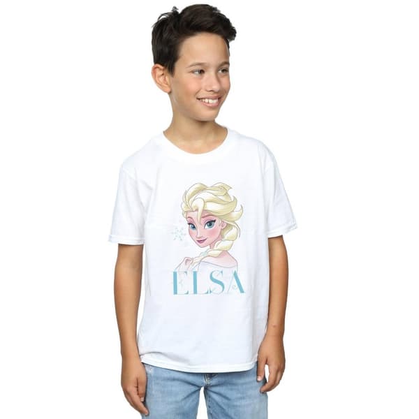 Disney Frozen Elsa Snowflake Portrait T-shirt för pojkar