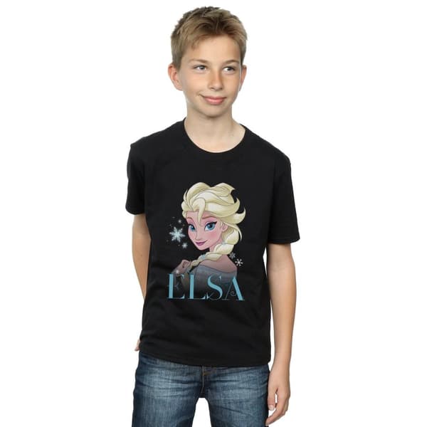 Disney Frozen Elsa Snowflake Portrait T-shirt för pojkar