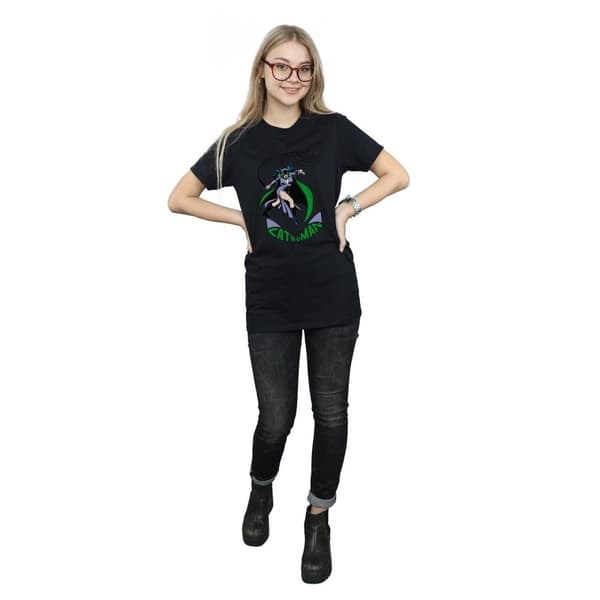 DC Comics Dam/Lady Catwoman Piska Bomull Boyfriend T-shirt