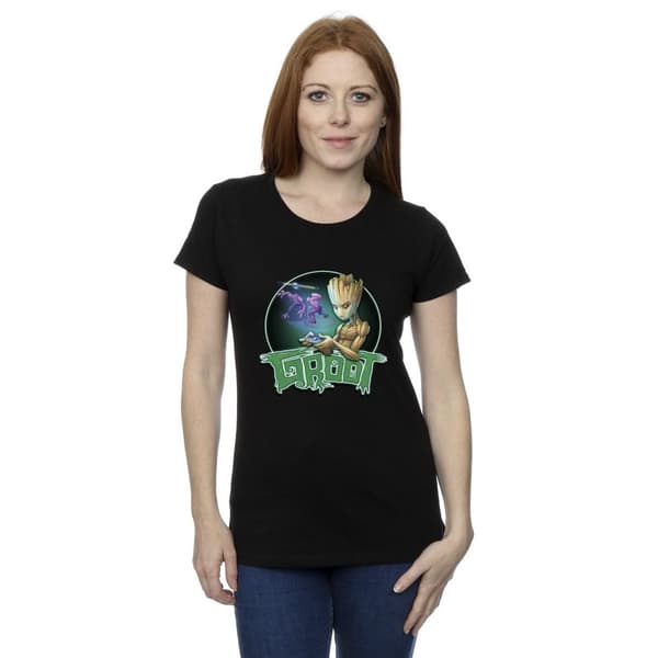 Marvel Dam/Tjej Guardians Of The Galaxy Groot Gaming Ring Bomulls-T-shirt