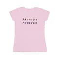 Miniatyrbild 1 av 3: Friends Dam/Tjej Forever Logo Bomulls-T-shirt
