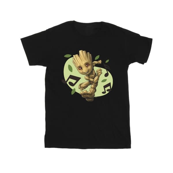 Marvel Boys Guardians Of The Galaxy Groot Musical Notes T-Shirt