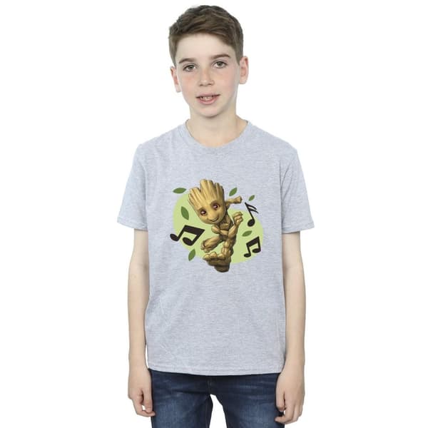 Marvel Boys Guardians Of The Galaxy Groot Musical Notes T-Shirt