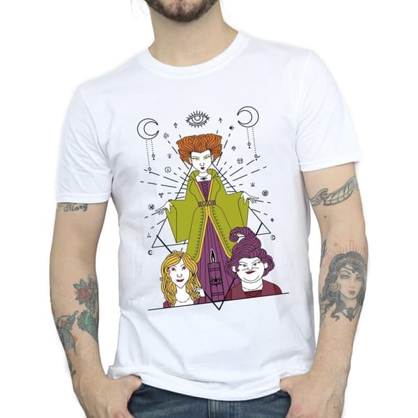 Disney Mens Hocus Pocus Candle T-Shirt