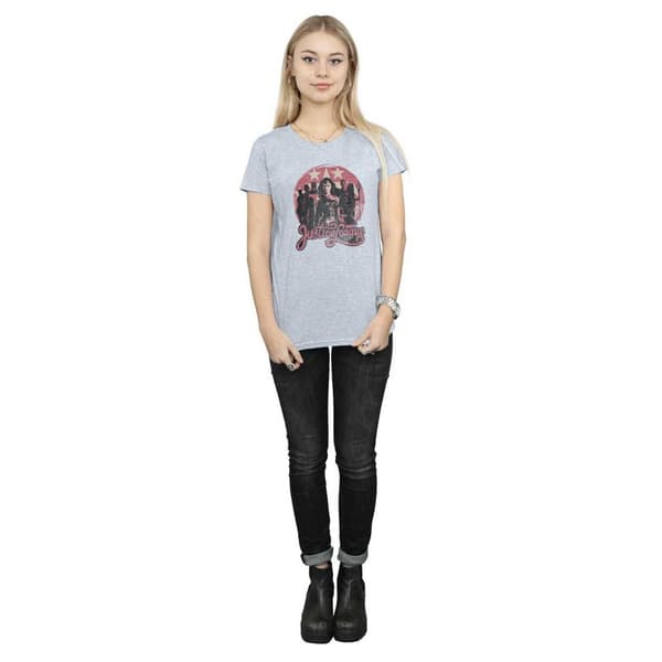 DC Comics Womens/Ladies Justice League Movie Group Pose Cotton T-Shirt