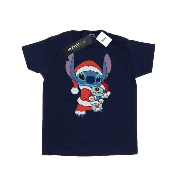Disney Lilo And Stitch Stitch-jul-T-shirt för herrar