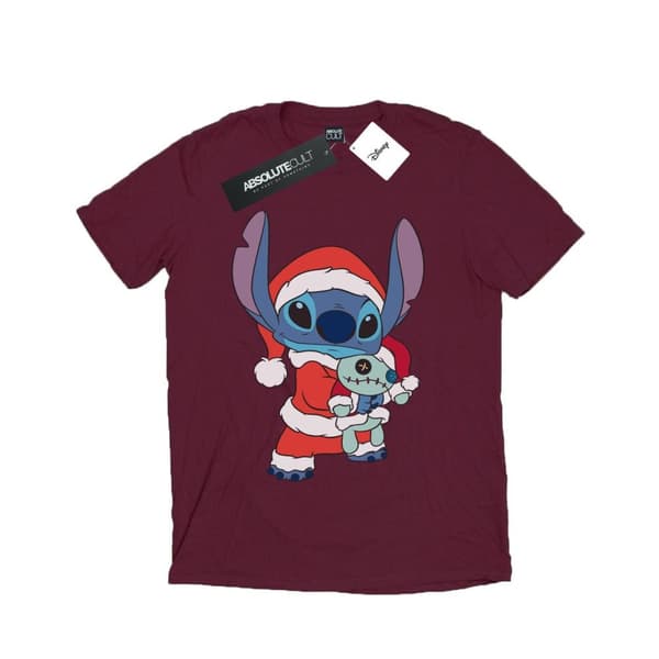 Disney Lilo And Stitch Stitch-jul-T-shirt för herrar