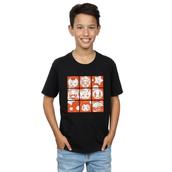 Marvel Boys Kawaii Guardians Of The Galaxy Retro T-Shirt