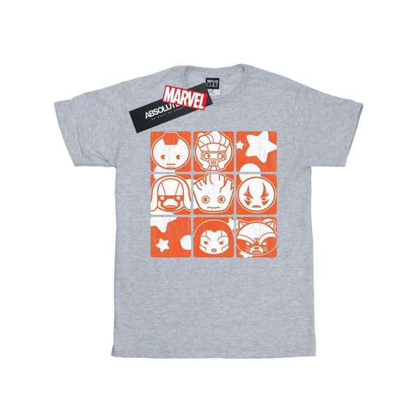 Marvel Boys Kawaii Guardians Of The Galaxy Retro T-Shirt