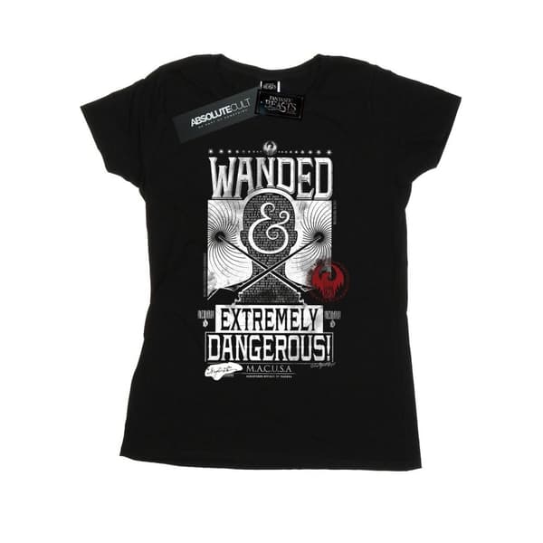 Fantastic Beasts Dam/Tjej - Wanded And Extremely Dangerous T-shirt i bomull