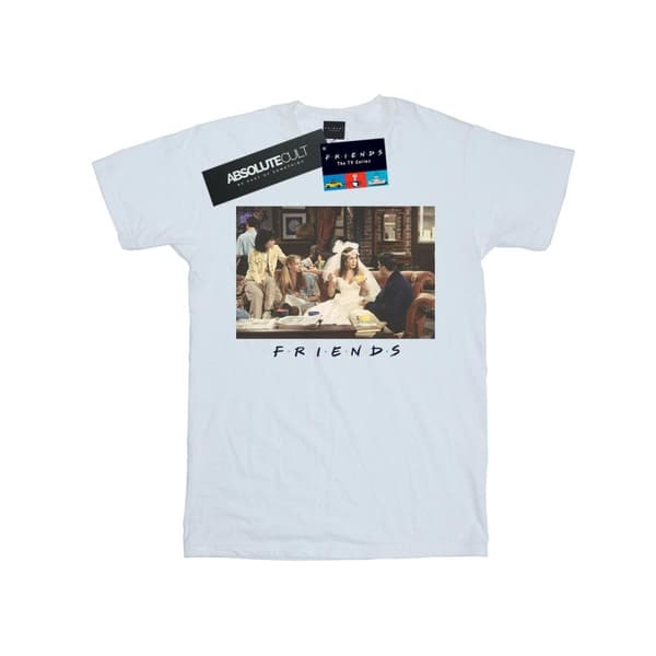 Friends T-shirt i bomull med Rachel-bröllopsklänning för flickor