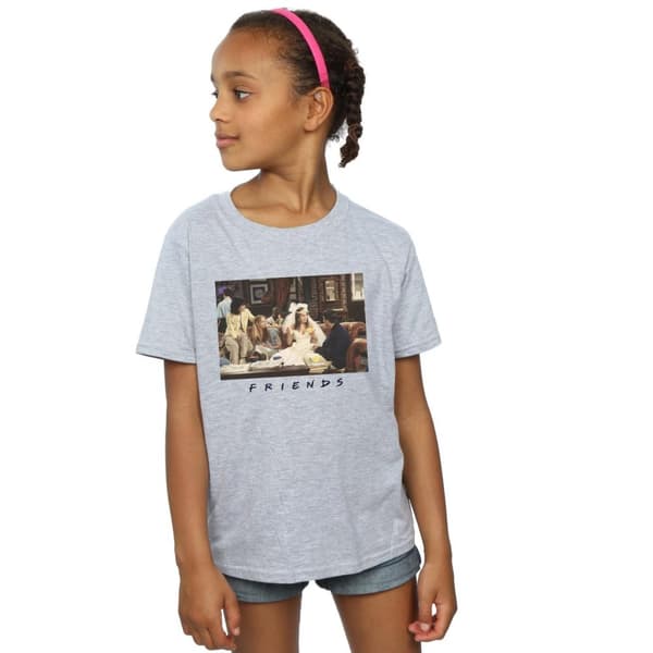 Friends T-shirt i bomull med Rachel-bröllopsklänning för flickor