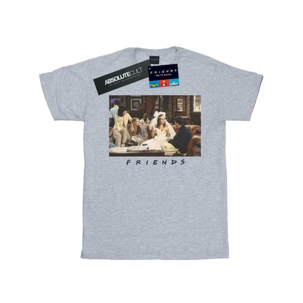 Friends T-shirt i bomull med Rachel-bröllopsklänning för flickor Sports Grey 9-11 Years