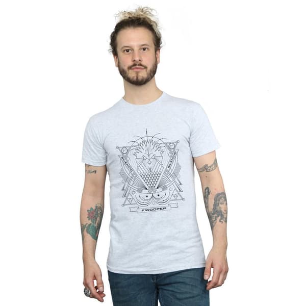 Fantastic Beasts T-shirt med Fwooper-ikon för herrar