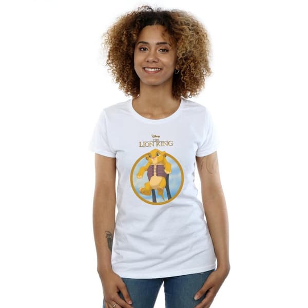 Disney Womens/Ladies The Lion King Show Simba Cotton T-Shirt