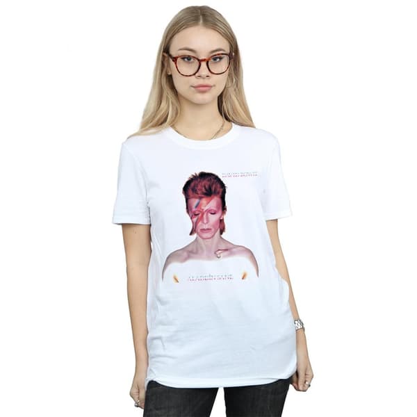 David Bowie Womens/Ladies My Love For You Cotton Boyfriend T-Shirt