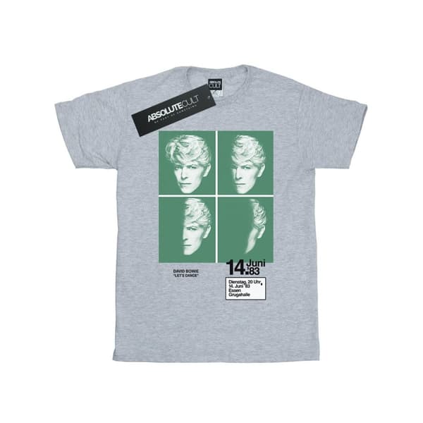 David Bowie Mens 1983 Concert Poster T-Shirt