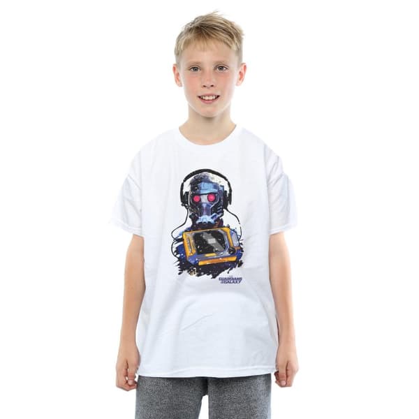 Marvel Boys Guardians Of The Galaxy Star Lord Cassette T-Shirt