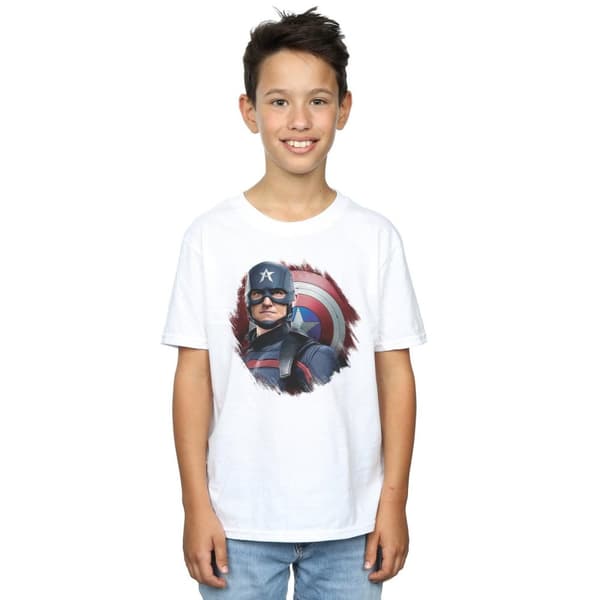 Marvel Boys The Falcon And The Winter Soldier Captain America Stare T-Shirt