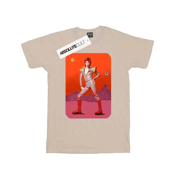 David Bowie Womens/Ladies On Mars Cotton Boyfriend T-Shirt