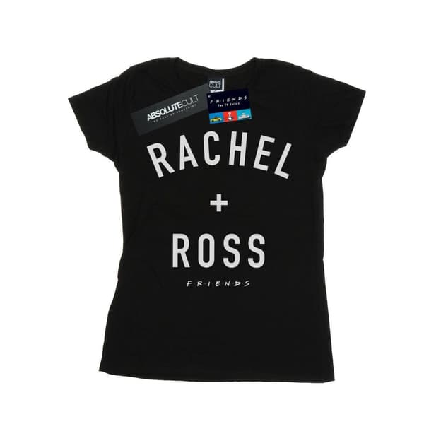 Friends Womens/Ladies Rachel And Ross Text Cotton T-Shirt