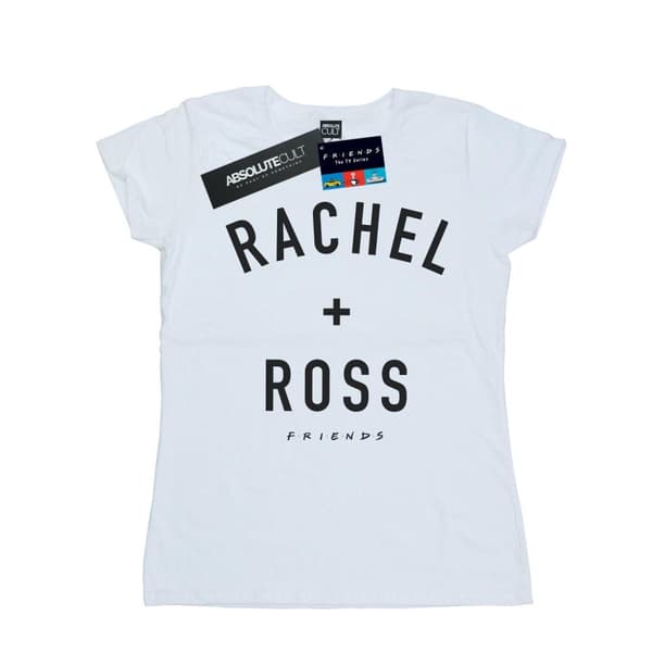 Friends Womens/Ladies Rachel And Ross Text Cotton T-Shirt