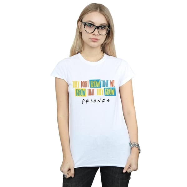 Friends Womens/Ladies They Don´t Know Script Cotton T-Shirt