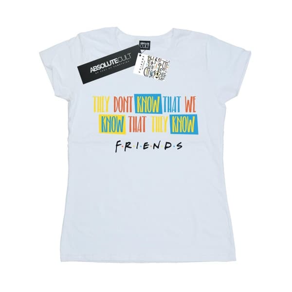 Friends Womens/Ladies They Don´t Know Script Cotton T-Shirt