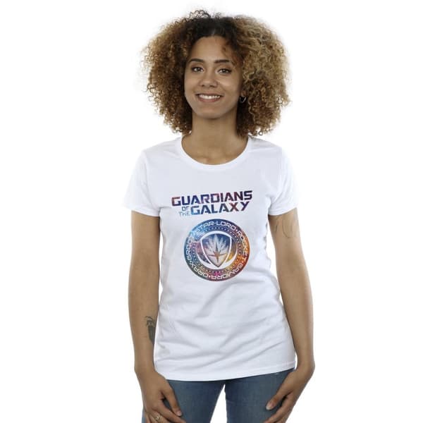 Marvel Womens/Ladies Guardians Of The Galaxy Stars Fill Logo Cotton T-Shirt