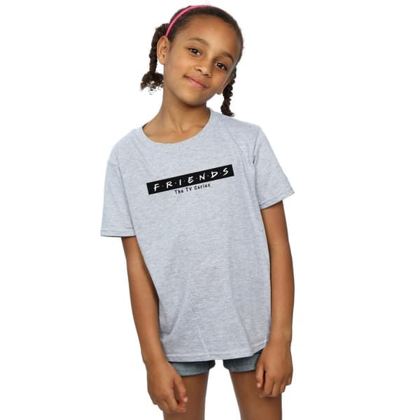 Friends Girls Logo Block Cotton T-Shirt