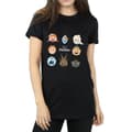Pikkukuva 3 / 5: Disney Womens/Ladies Frozen Heads Cotton Boyfriend T-Shirt