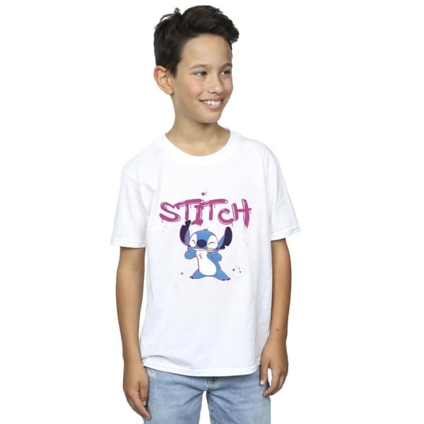 Disney Boys Lilo And Stitch Graffiti T-Shirt